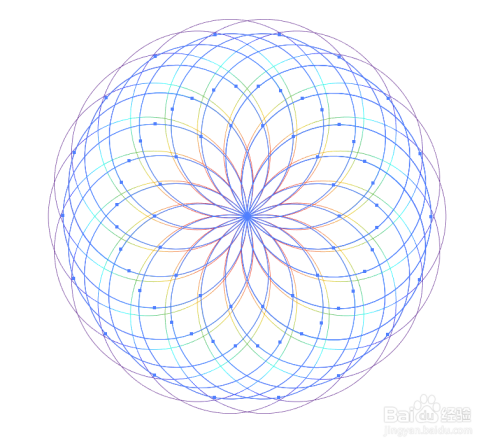 ai制作球形线性花型