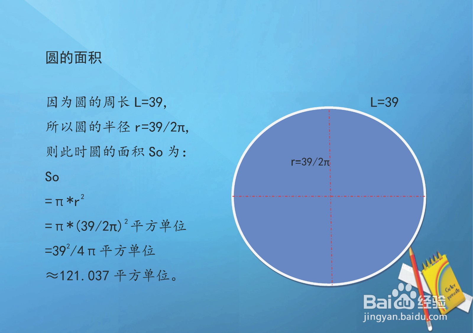 当周长相等为39，求正三四五六边形和圆的面积