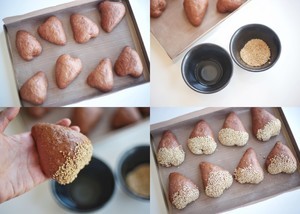 全麦巧克力栗子面包的做法