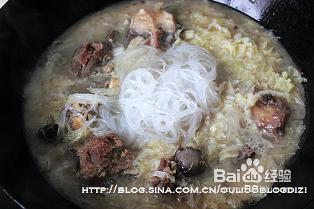 “鸡肋”照样吃出美味－－羊骨粉丝汤