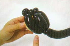 魔法气球造型系列之气球新人（新郎）