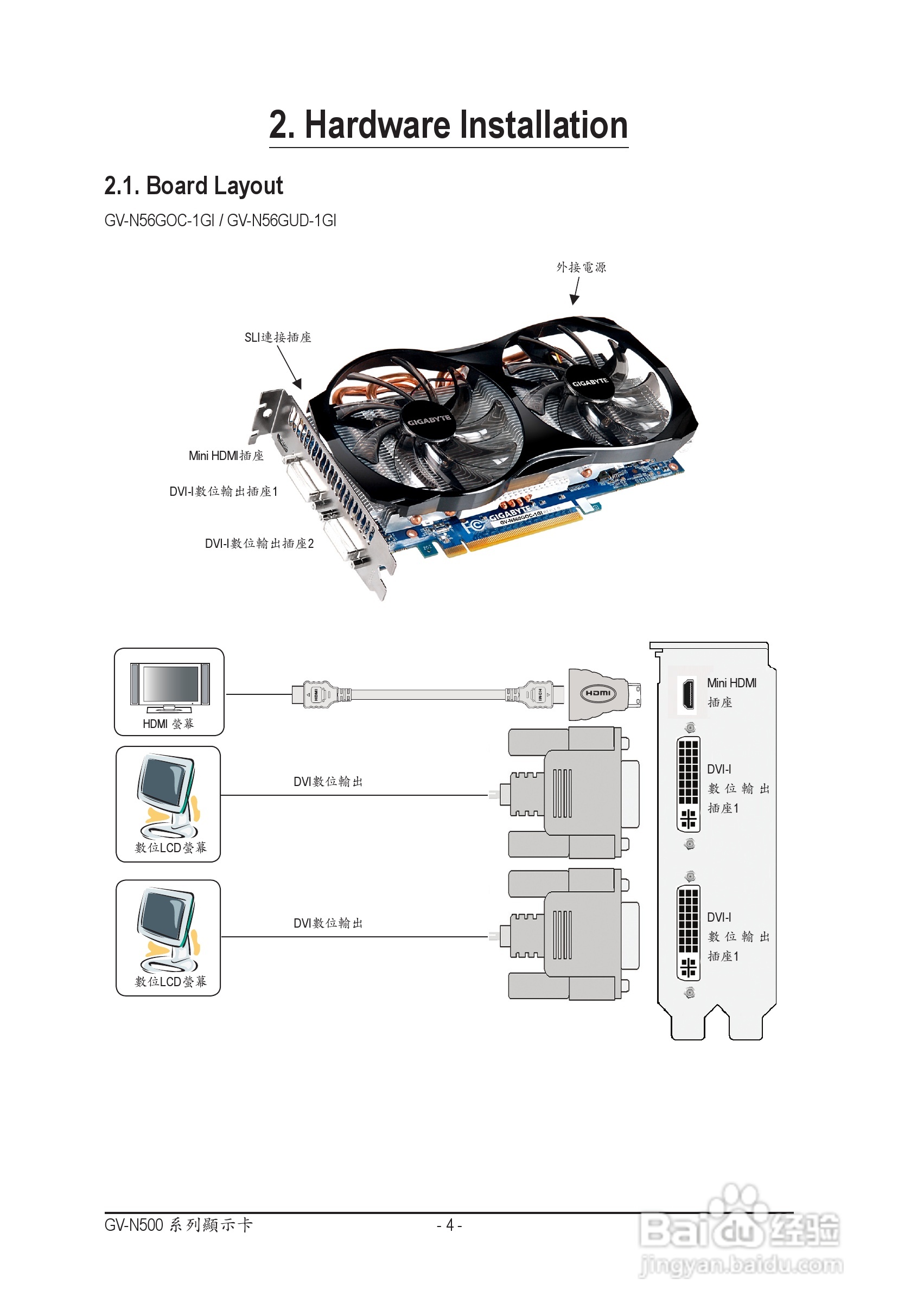技嘉GV-N56GOC-1GI显卡使用手册:[1]