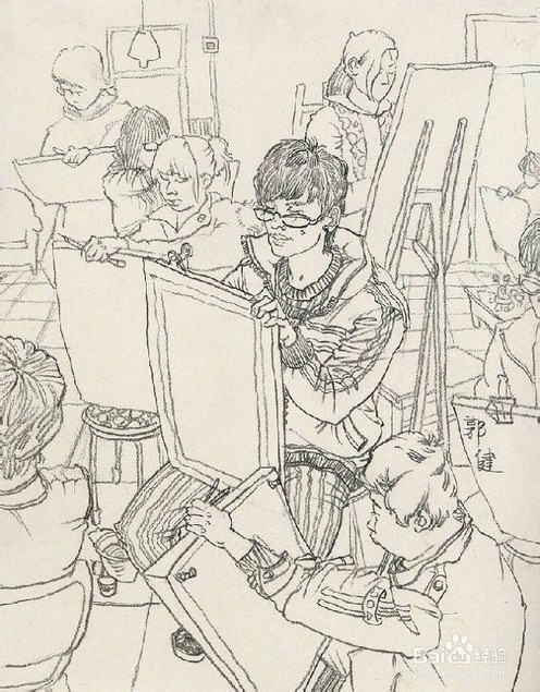 【美术课堂】高手教你如何画好场景速写