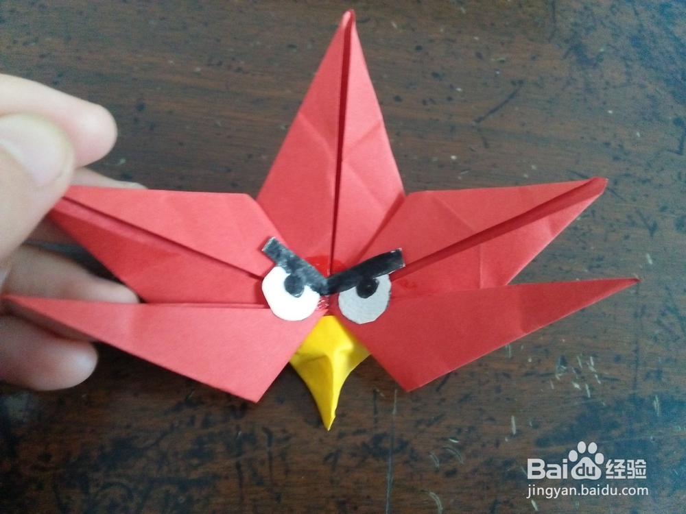 愤怒的小鸟书签怎么折