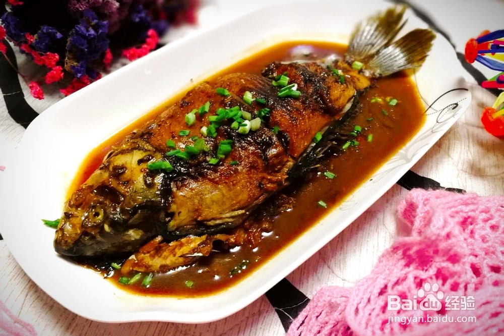 营养美味红烧鲫鱼