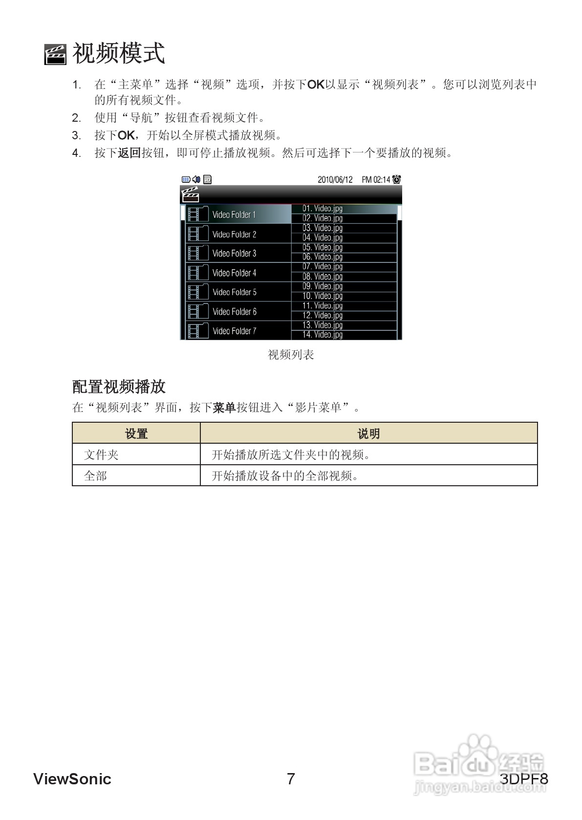 ViewSonic优派3DPF8照相机说明书:[2]