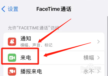 在哪设置FaceTime来电全屏显示