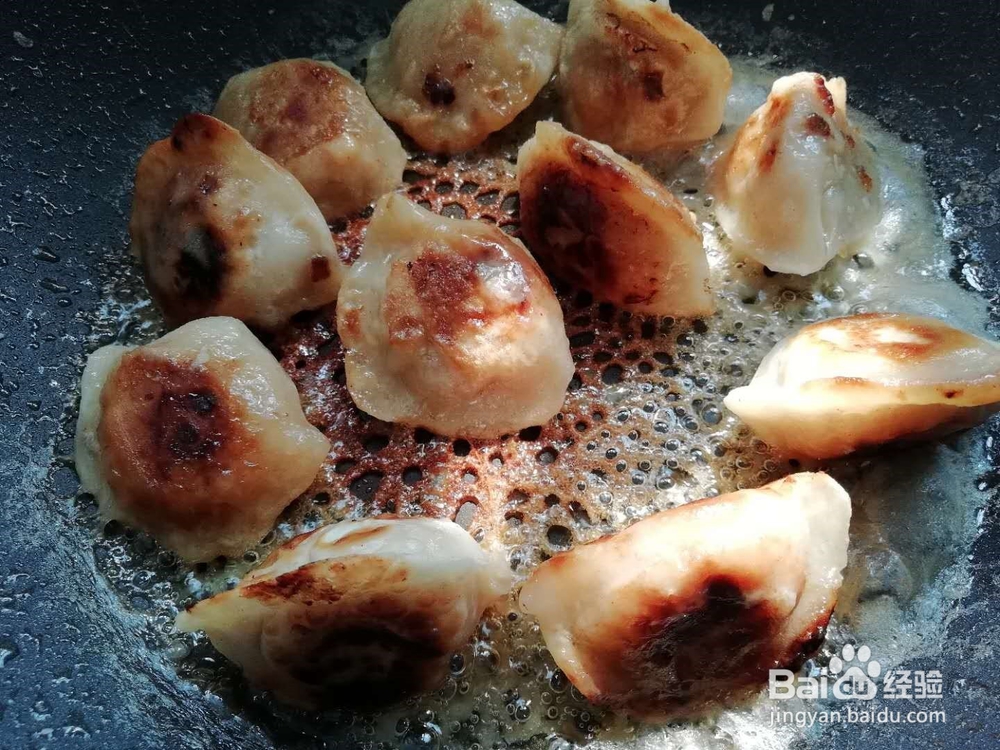 白菜煎饺-周末的早餐