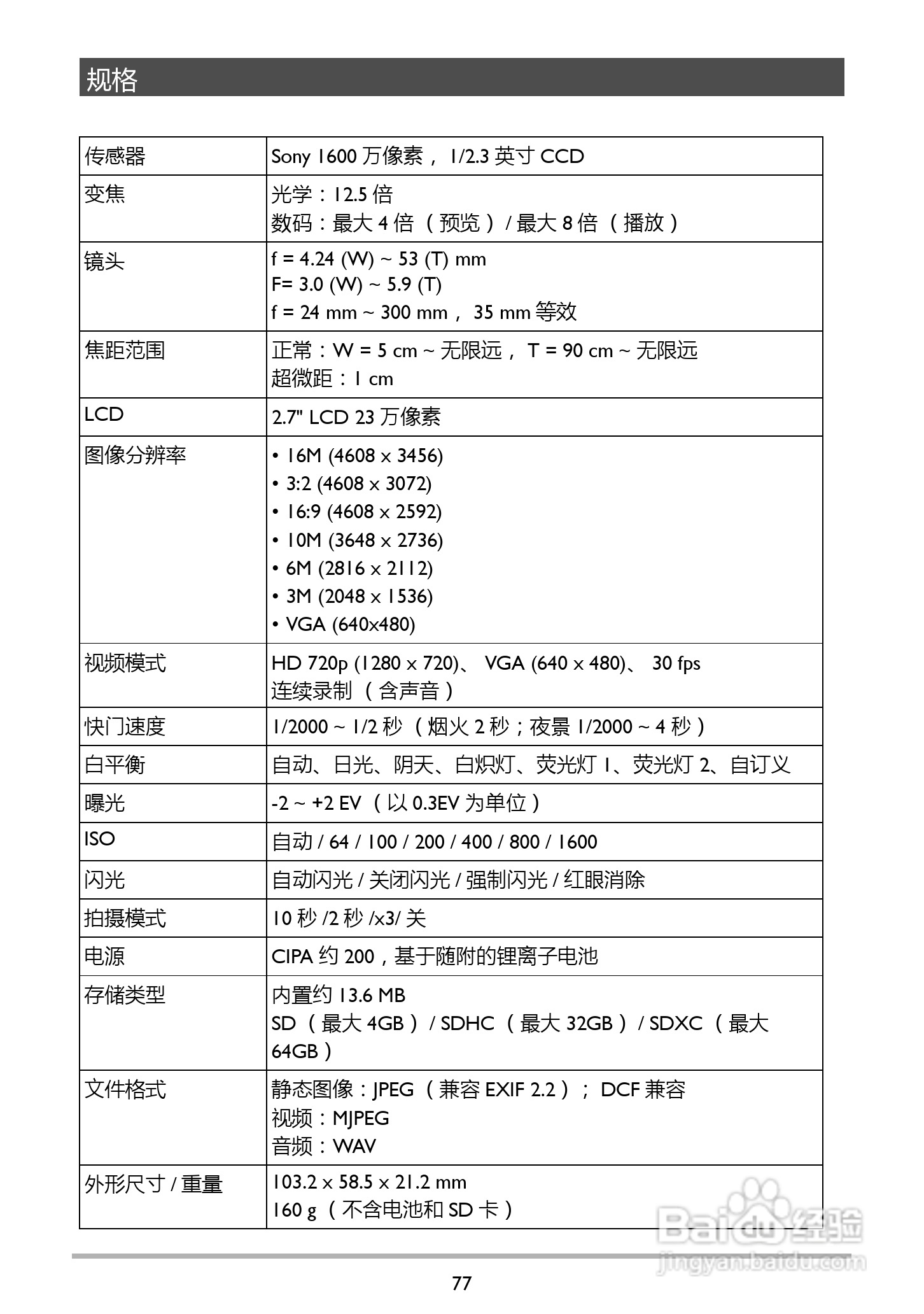 BENQ GH210数码相机说明书:[8]