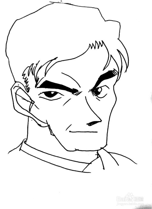 《名侦探柯南》系列之远山银司郎简笔画