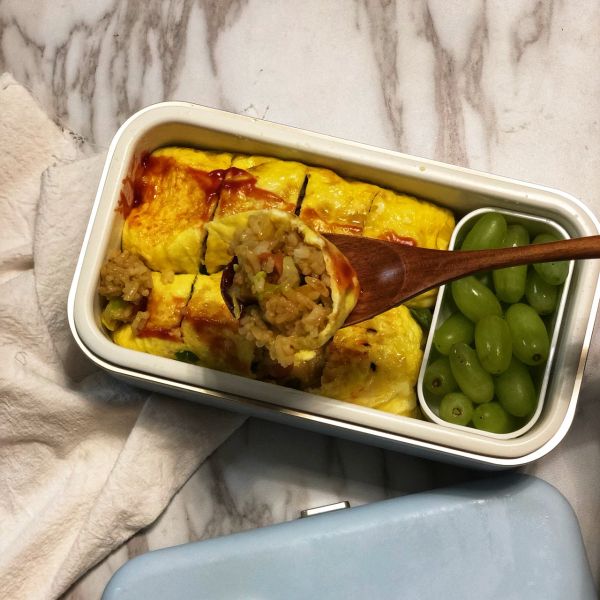 蔬菜火腿蛋包飯