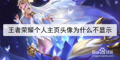 王者荣耀个人主页头像为什么不显示 百度经验 王者荣耀个人主页头像为什么不显示 百度经验