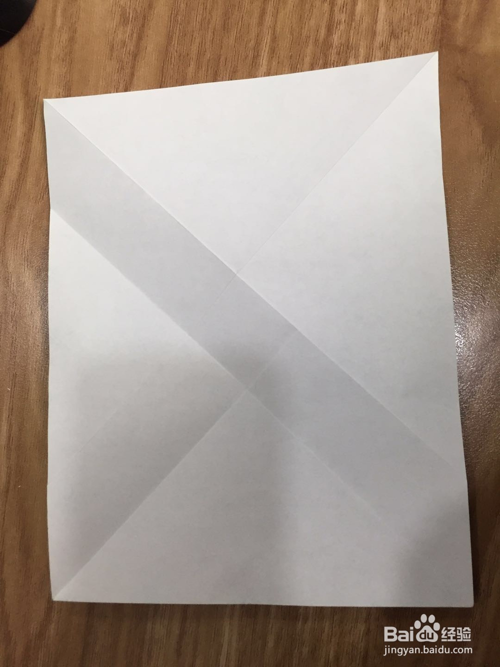 信纸花样的折法-双方形