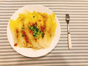 蒜蓉粉丝娃娃菜制作过程