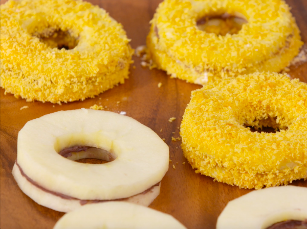 【豆沙苹果圈】吃苹果,要数山东人花样多!