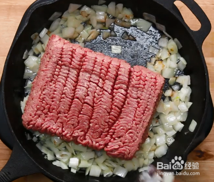 乳酪玉米面牛肉蛋糕