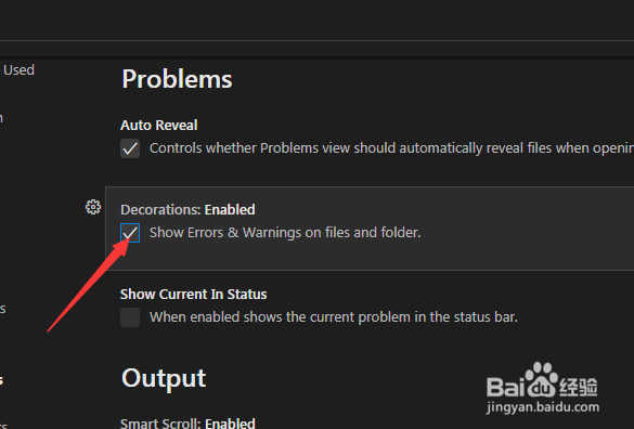 Visual Studio Code怎么设置启用装饰