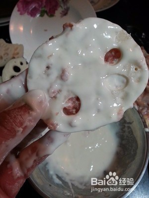 鲜肉藕夹的家常做法