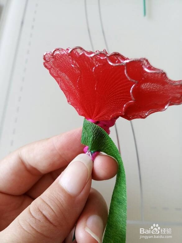 手工玫瑰花制作教程