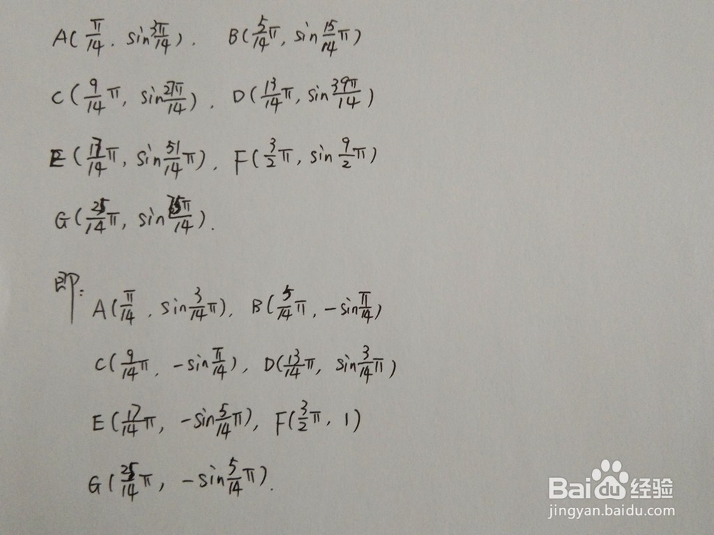 用定积分的知识求y=sin3x与y=cos4x围成的面积