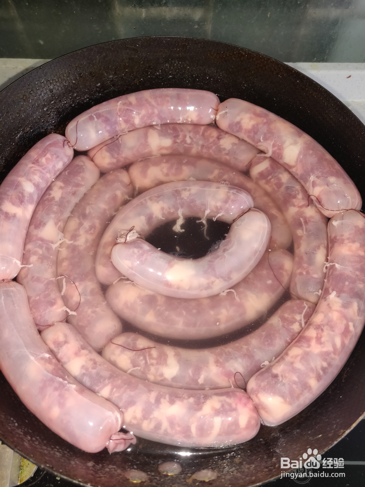 猪小肠做纯肉肠的步骤