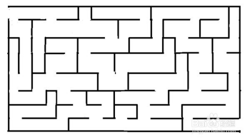 画下一行  接下来每行需要重复两个步骤:画横向的墙;画纵向的墙.