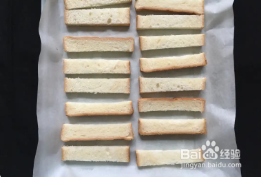 蒜香吐司条的做法
