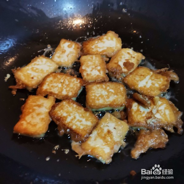 素菜，油炸豆腐
