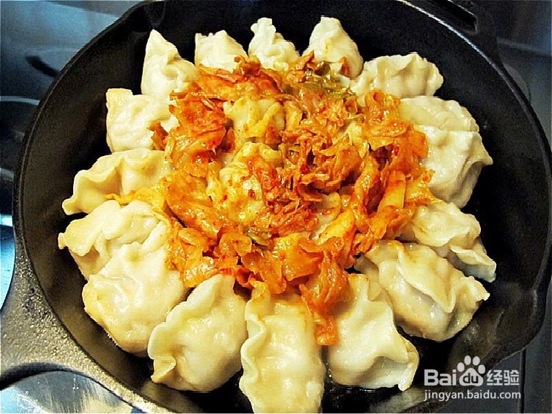 如何做韩式泡菜煎饺