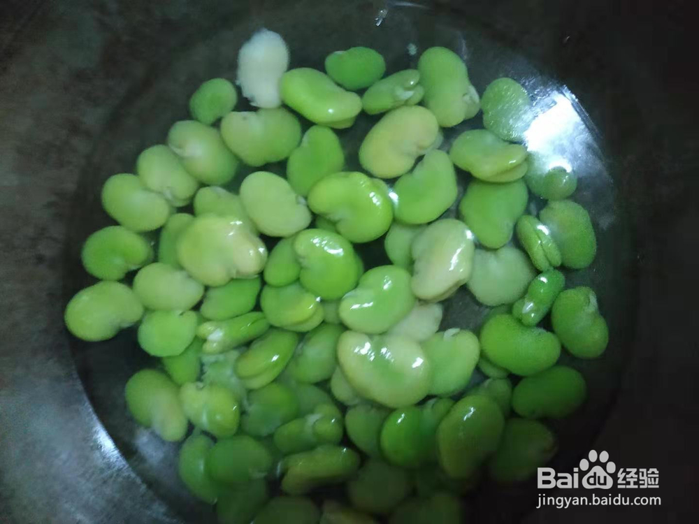 蚕豆米香菇炒鸡蛋