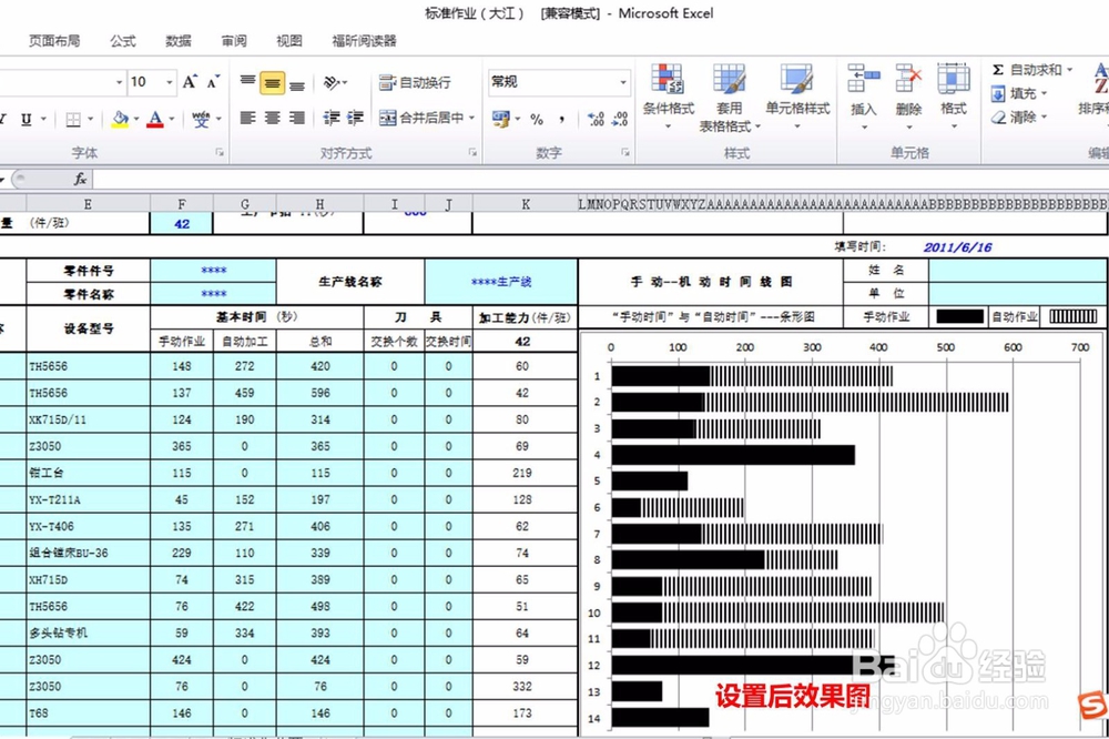 【qa测试文章勿发布】Excel怎么制作工序能力表