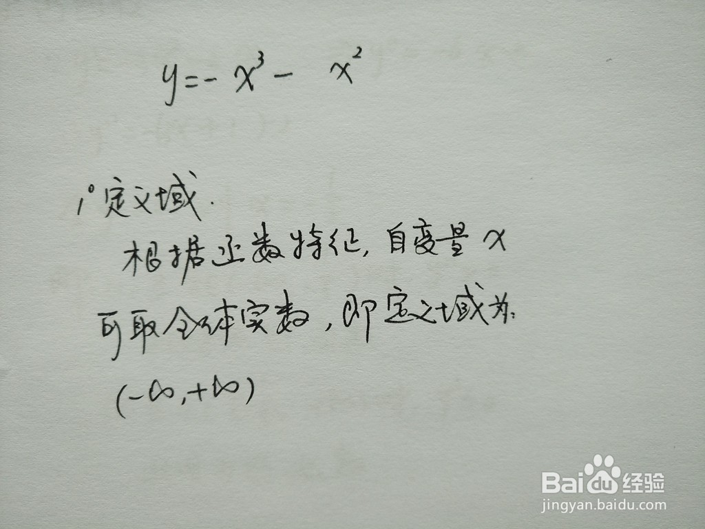 函数y=-x^3-x^2的图像