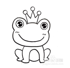 怎么画QQ红包青蛙