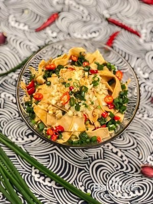 【家常菜（凉拌豆腐皮）的做法