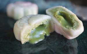 抹茶流心冰皮月饼的做法