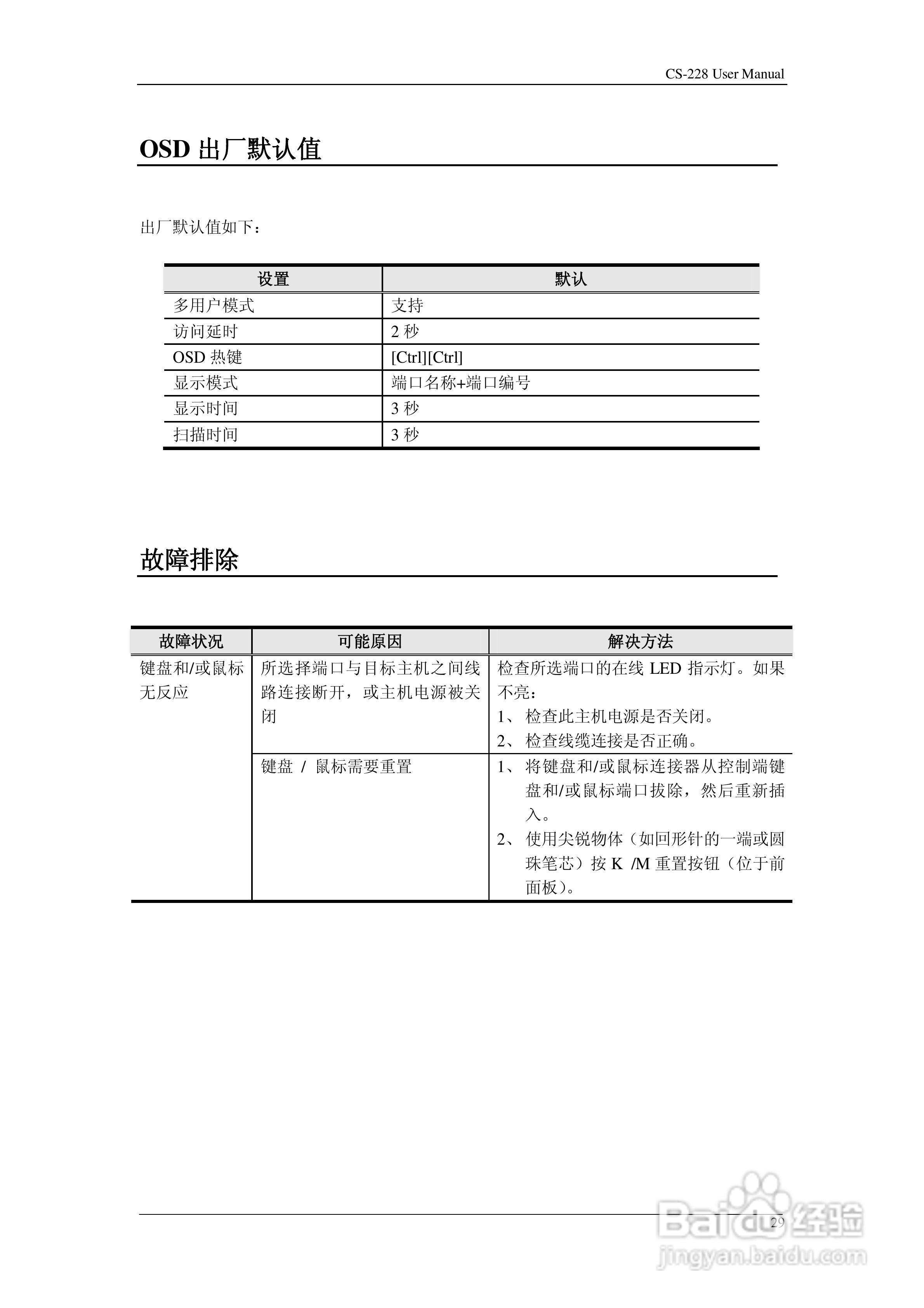 aten CS-228 KVM切换器用户手册:[4]