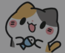 手绘简笔画：小猫爱吃鱼