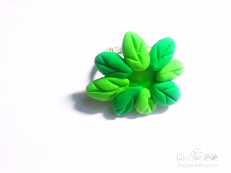 恋爱送人戒指——玫瑰花树叶戒指