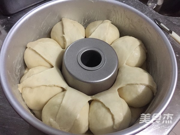 快手皇冠面包 一次发酵