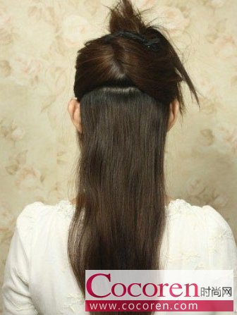 怎么DIY蓬松感盘发