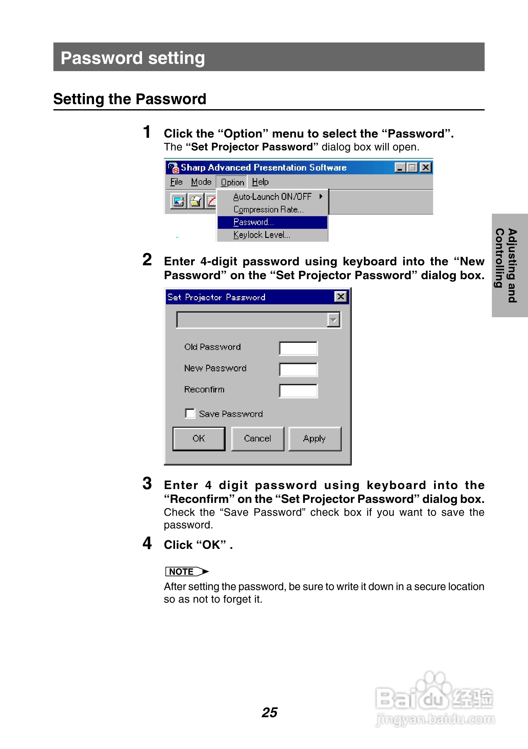 夏普XG-P10XE投影机使用说明书:[3]