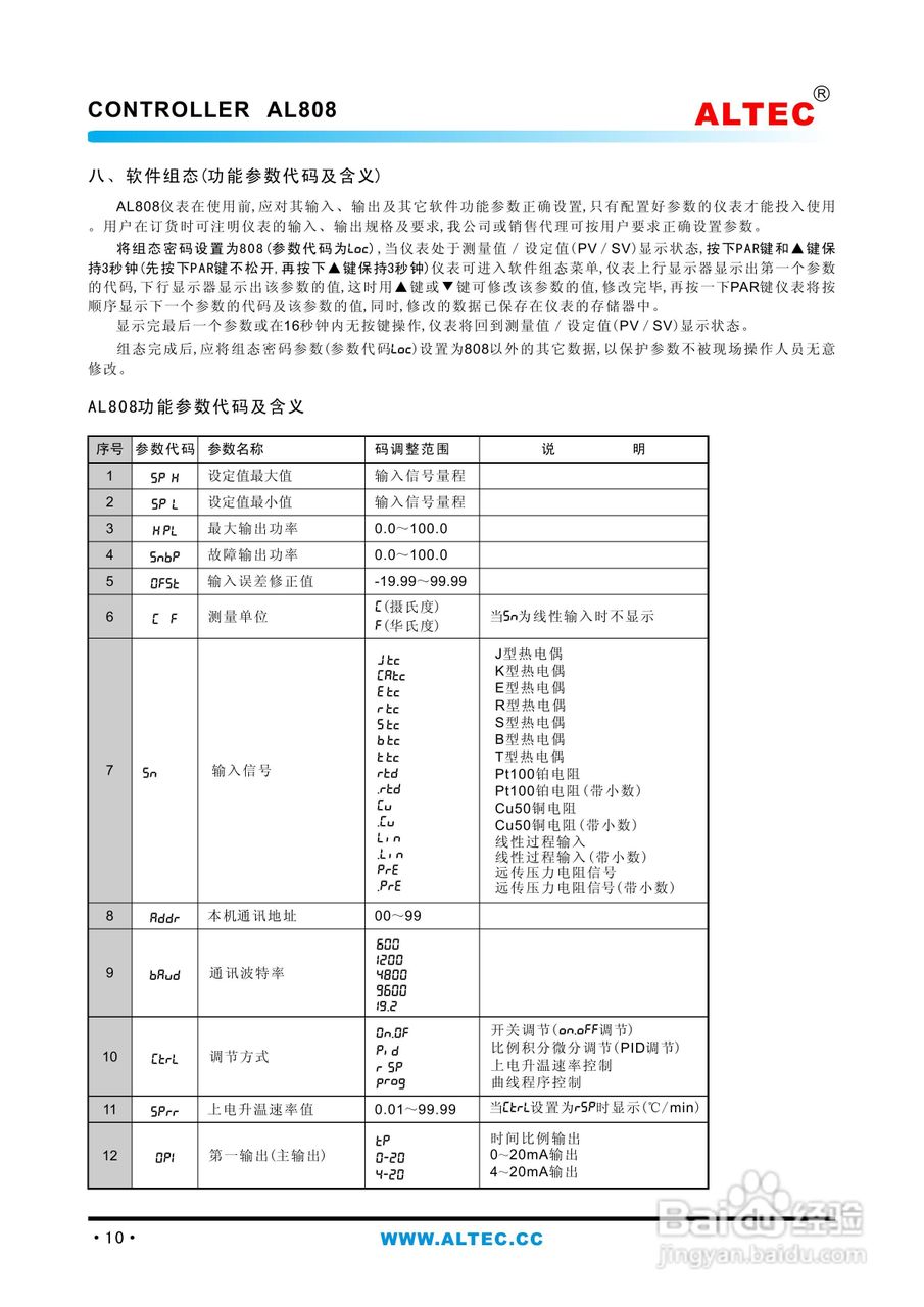 AL808/AL809控制器使用说明书:[2]