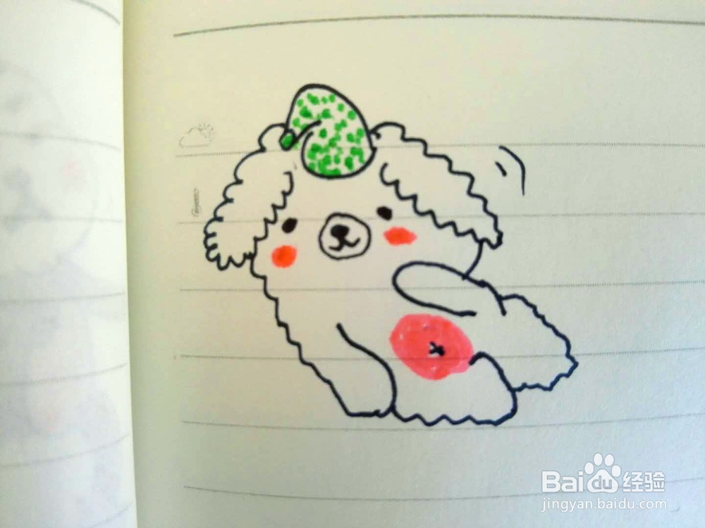 小绵羊的简笔画画法