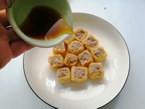 不红烧不炖汤，蒸着吃的豆腐果酿肉真的好吃