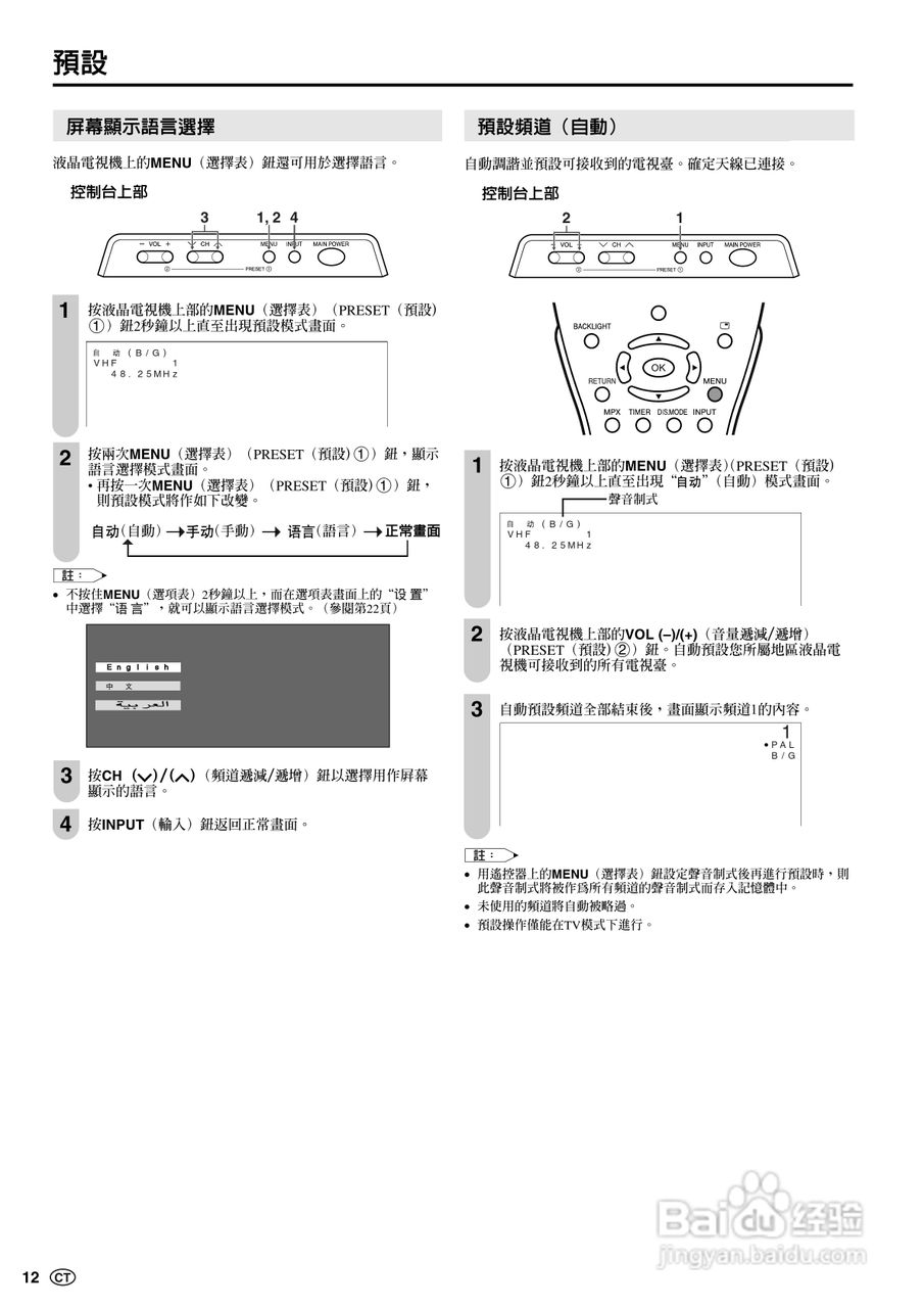 声宝LC-20B6H型液晶电视机说明书:[2]