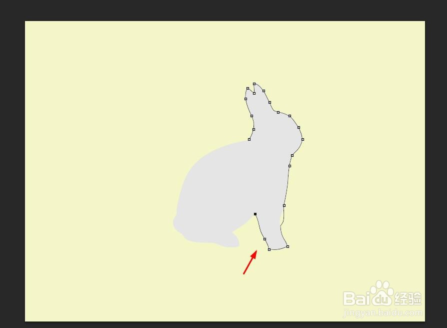 ps里怎么选中图形