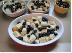 蓝莓巧克力布丁