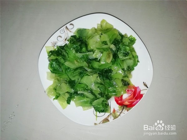 怎么样做清炒生菜