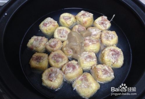 荤菜之油豆腐塞肉炖白菜怎么做好吃