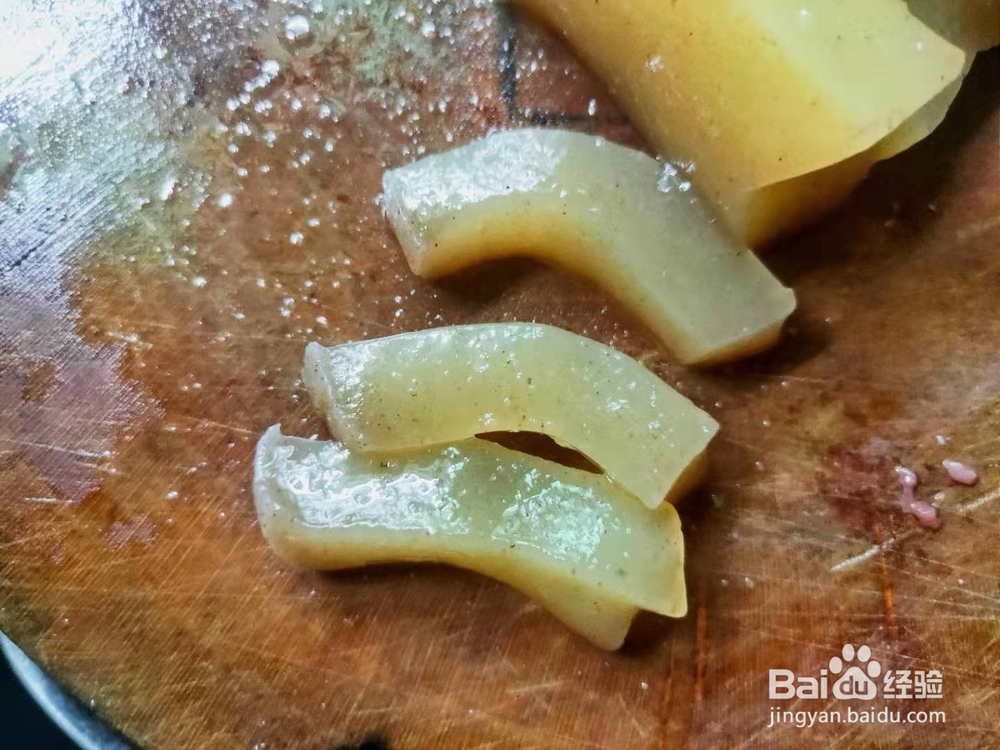 泡椒魔芋烧鸭边腿---便秘小菜谱